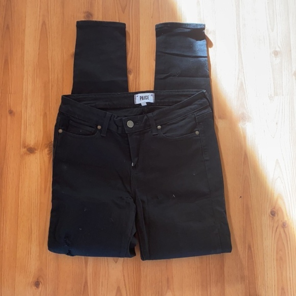 Paige | Black Skinny Jeans